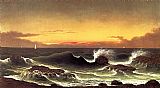 Seascape, Sunrise by Martin Johnson Heade